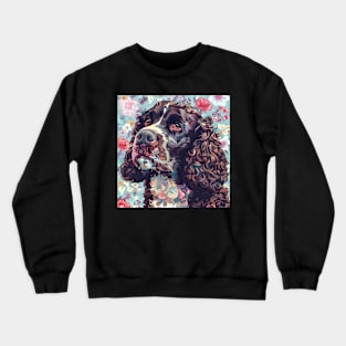 Retro American Water Spaniel: Pastel Pup Revival Crewneck Sweatshirt